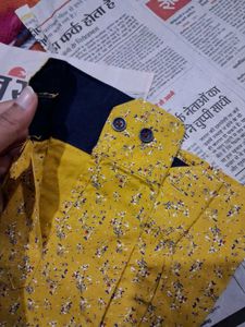 Monte Carlo Mustard Floral Shirt