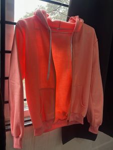 Pink Zip-Up Hoodie