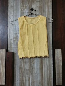 Vintage Mustard Yellow Tank Top
