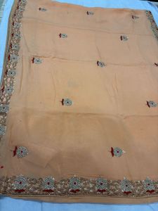 Elegant Embroidered Saree