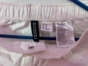 White Cargo Pants
