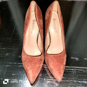 Suede Mauve Heels