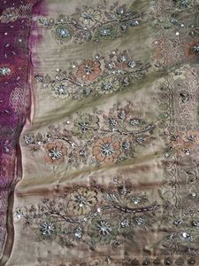 Benarasi Saree With Full Hand Embroidery Worh