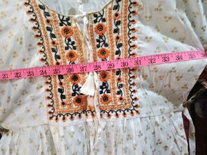 Embroidered Boho Top