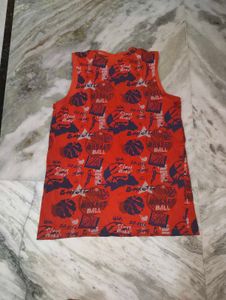 Basketball Print Tank Top