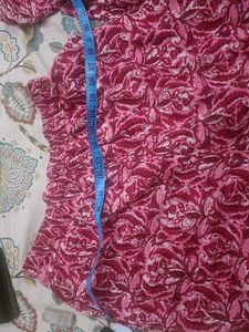 Like New Printed Paplum Style Cord Set In Xl Size