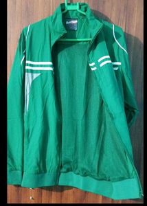 Green Jacket With Pant For Men(Size L)
