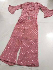 Peach Colour Partywear Dress