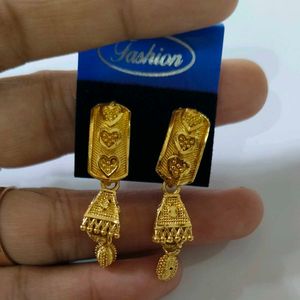 Gold Dangle Earrings