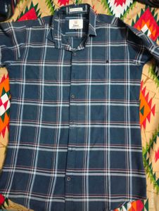 Men&#39;s Blue Plaid Shirt