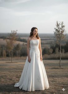 heavy embellished gown