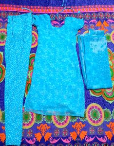 Sky Blue Kurti Set 👗
