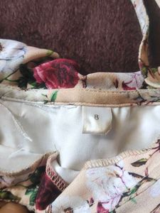 Floral Off-Shoulder Mini Dress🎀💐