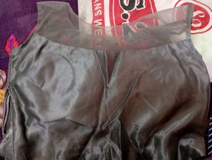 Grey And Pink Double Layer Lehenga