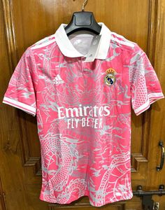 ADIDAS REAL MADRID PINK DRAGON JERSEY S(38)