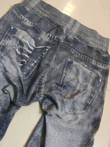 Strachable Fabric Jeggings