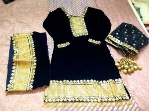 Velvet Party Wear Dress