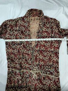 Paisley Print Vintage Robe