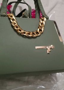 Olive Green Fashion Handbag