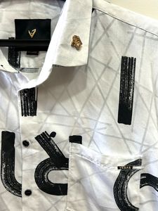 Printed Casual White Shirt
