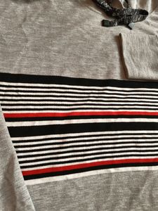 TEAMSPIRIT solid Grey Hooded Jumper