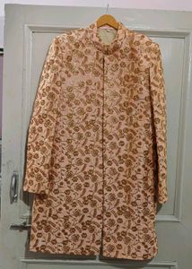 Peace Floral Design Sherwani For Men