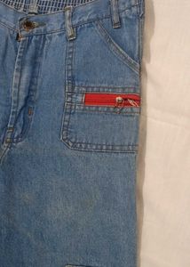 Vintage Cargo Denim Jeans