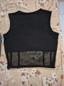 black corset top
