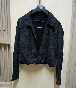 Sparkly Black Jacket Gorgeous 10/ 10