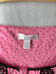 Pink Nightgown with Lace