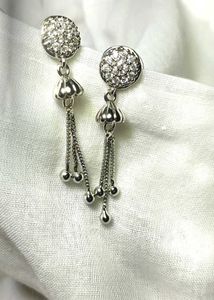Elegant Silver Drop Earrings ✨