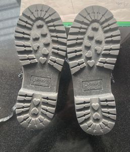 Black Shiny Ankle Boots