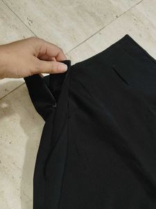 Black Wide Leg Trousers