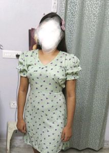 Floral Print Mini Dress