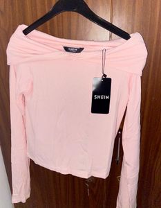 Pink Off-Shoulder Top 🎀