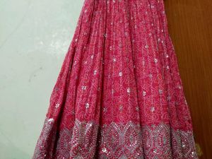 New Pink Embellished gown