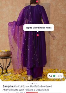 Purple Embroidered Salwar Kameez