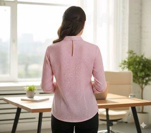 Elegant Pink Printed Top