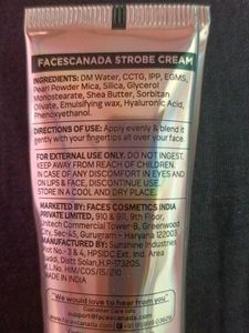 Faces Canada Strobe Cream