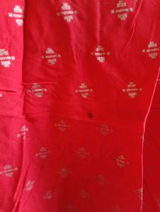 Red Embellished Kurta