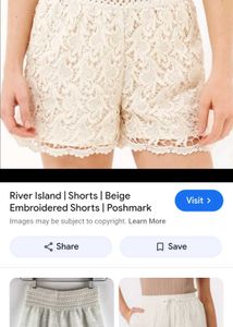 New Lace Designer Short..26 28 30 32 34