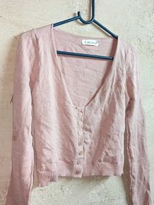 Ladies Winter Fashion Crop Cardigan