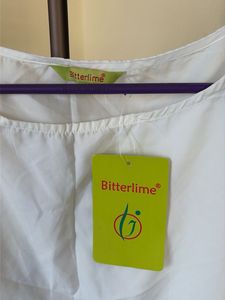 Off White Flutter Sleeve Top