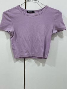 Cute Lilac Crop Top