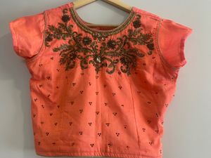 Beautiful Crop Top Lehanga with Net Duppata