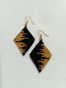 Black Earrings (Handmade)
