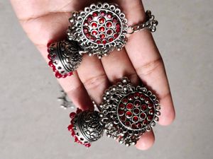 silver ear cuff earring