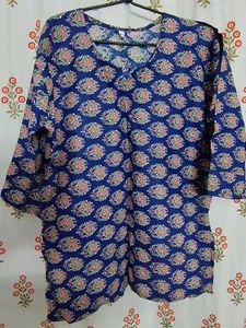 Floral Print Kurta