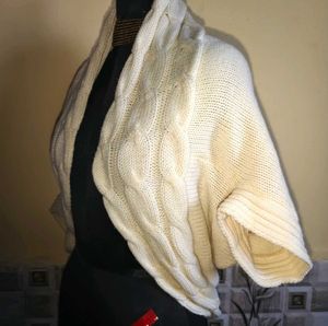 🎁Buy 2 Get 1 Free🎁Cream Knit Shrug