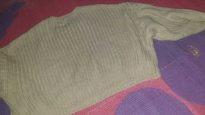 Tan Knit Pullover Sweater